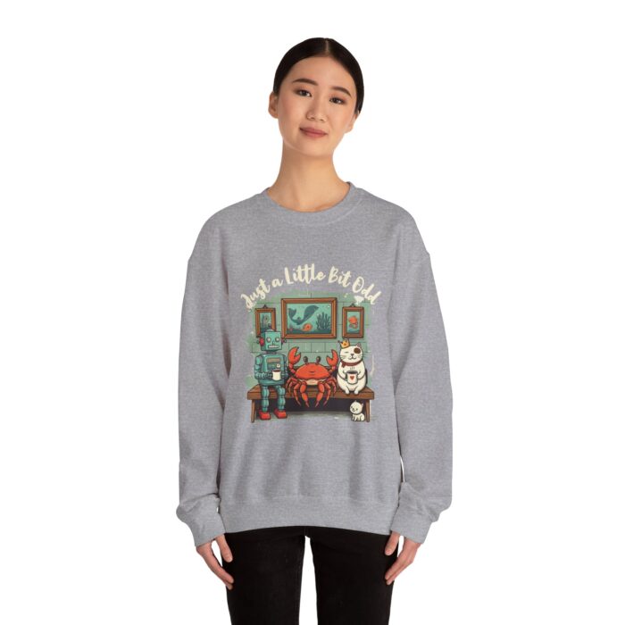 Just a little bit odd Unisex Heavy Blend™ Crewneck Sweatshirt - Image 12