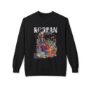 Korean heart Unisex Midweight Softstyle Fleece Crewneck Sweatshirt