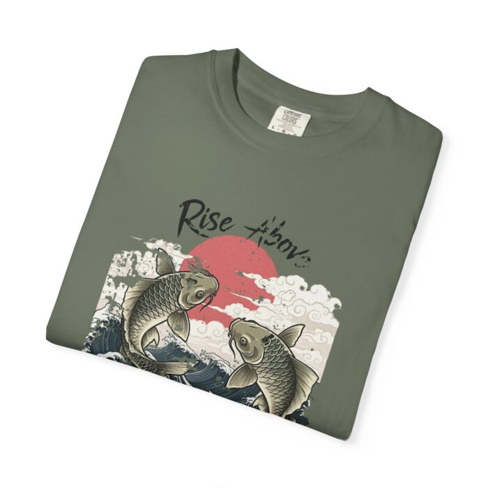 Rise above Unisex Garment-Dyed T-shirt - Image 23