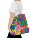 The hillside village in Korea Tote Bag (AOP)