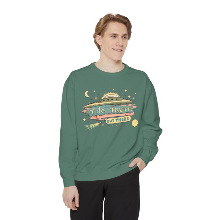 The truth is out there Unisex Garment-Dyed Sweatshirt - Image 23