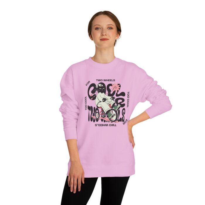 Too cool for two wheels Unisex Crew Neck Sweatshirt - Image 16