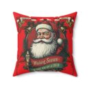 Holly Jolly Spun Polyester Square Pillow