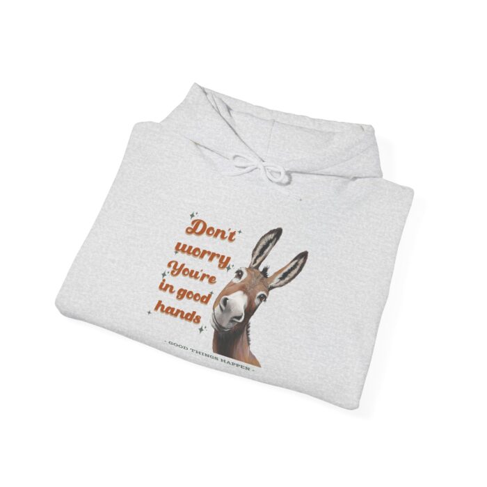 Don't worry you're in good hands Unisex Heavy Blend™ Hooded Sweatshirt - Image 4