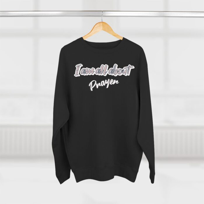 I'm all about prayer Unisex Crewneck Sweatshirt - Image 12