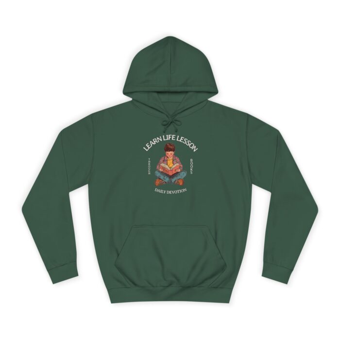 Through books Unisex College Hoodie - Image 13