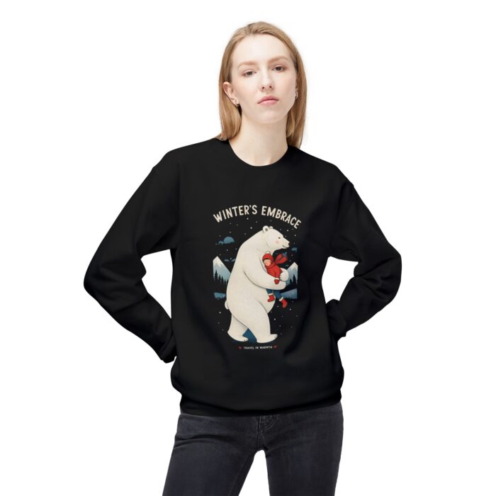 Winter's embrace Unisex Midweight Softstyle Fleece Crewneck Sweatshirt - Image 3