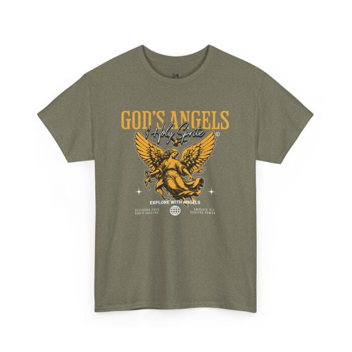 God's angels Unisex Heavy Cotton Tee - Image 11