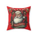 Holly Jolly Spun Polyester Square Pillow