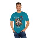 Galaxy Exploring Unisex Garment-Dyed T-Shirt - Space Adventure Vibe