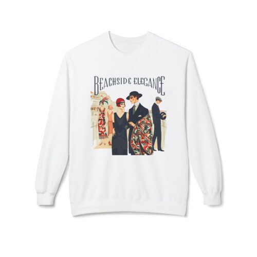 Beachside elegance Unisex Midweight Softstyle Fleece Crewneck Sweatshirt
