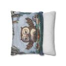 Winter Woodland Feast Spun Polyester Square Pillowcase