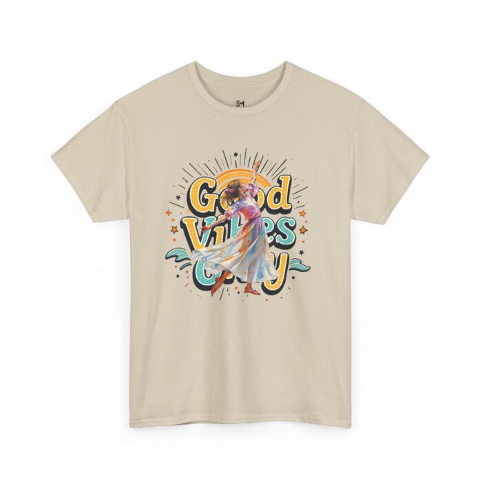 Good vibes only Unisex Heavy Cotton Tee - Image 11