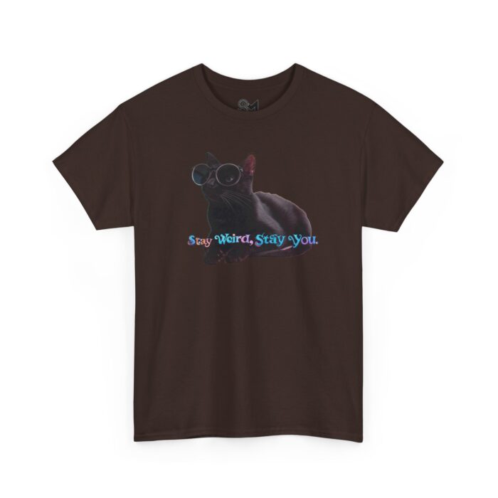 Stay weird, stay you Unisex Heavy Cotton Tee - Image 3