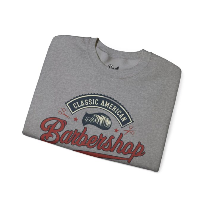 Classic American barbershop Unisex Heavy Blend™ Crewneck Sweatshirt - Image 19