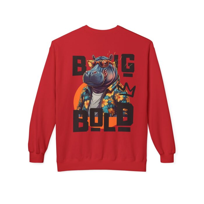Big Bold Unisex Midweight Softstyle Fleece Crewneck Sweatshirt - Image 50