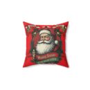 Holly Jolly Spun Polyester Square Pillow