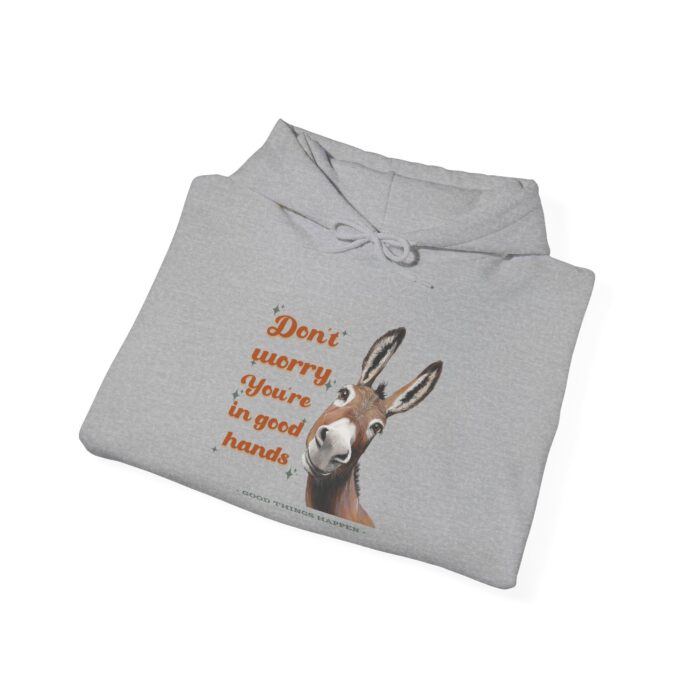 Don't worry you're in good hands Unisex Heavy Blend™ Hooded Sweatshirt - Image 16