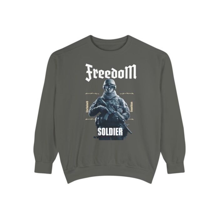 "meta_description": "Discover luxurious comfort with our garment-dyed sweatshirt, perfect for any style.",