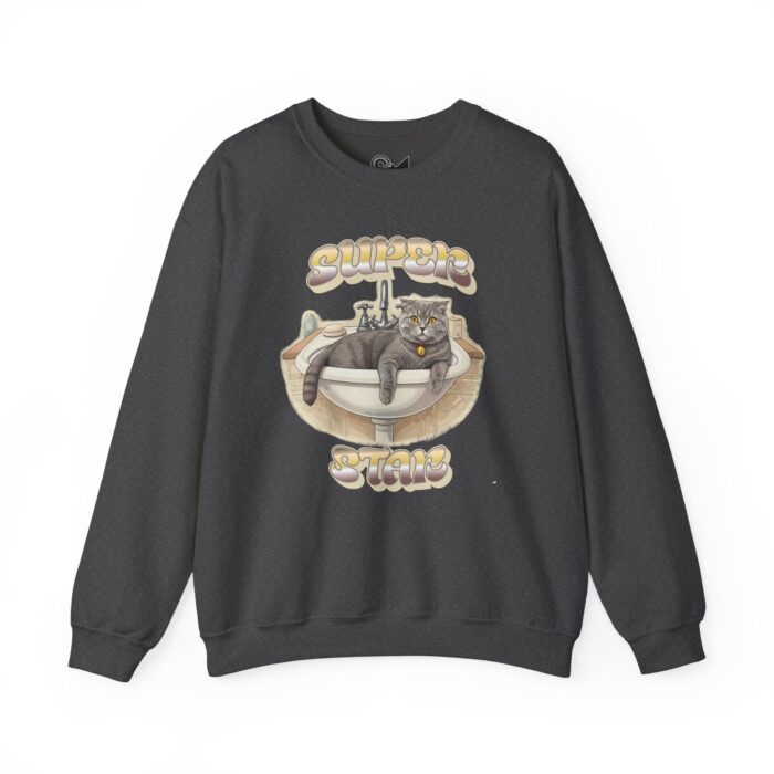Star cat Unisex Heavy Blend™ Crewneck Sweatshirt - Image 21