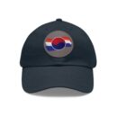 Korean Flag Hat with Leather Patch (Round)