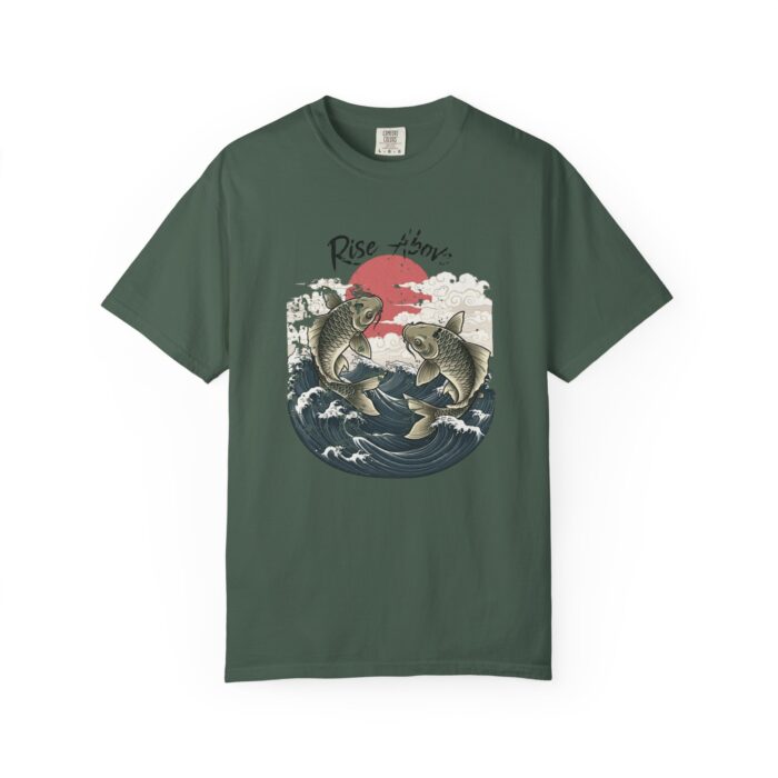 Rise above Unisex Garment-Dyed T-shirt - Image 25