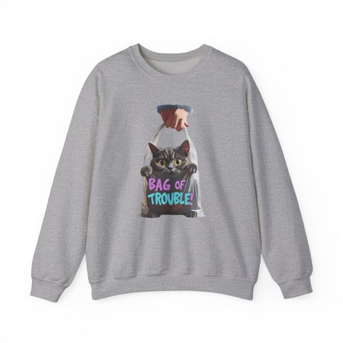 Bag of trouble Unisex Heavy Blend™ Crewneck Sweatshirt - Image 9