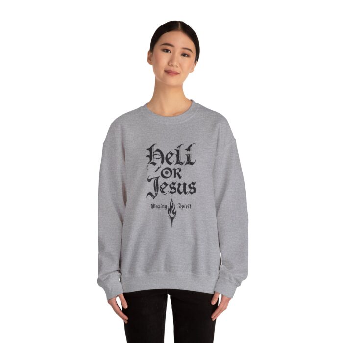 Hell or Jesus Unisex Heavy Blend™ Crewneck Sweatshirt - Image 16