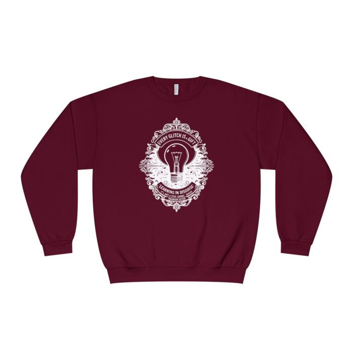 EVERY GLITCH IS A GIFT Unisex NuBlend® Crewneck Sweatshirt - Image 17