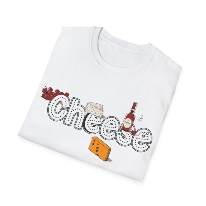 Cheese Unisex Softstyle T-Shirt - Image 4