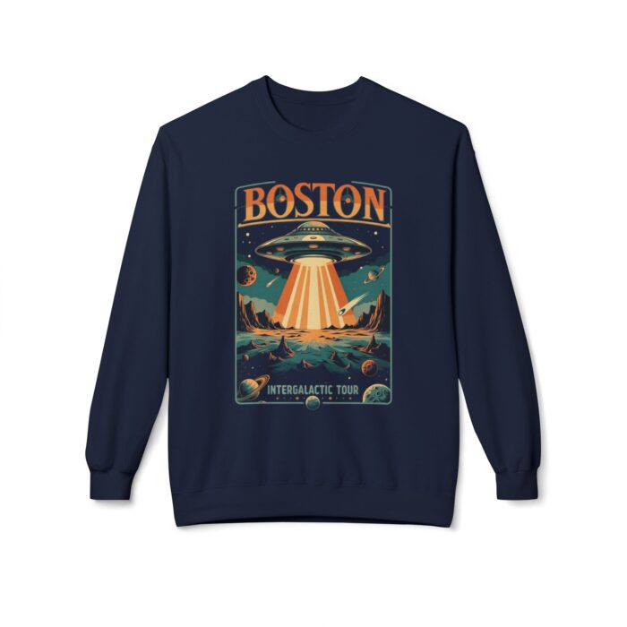Boston Unisex Midweight Softstyle Fleece Crewneck Sweatshirt - Image 17