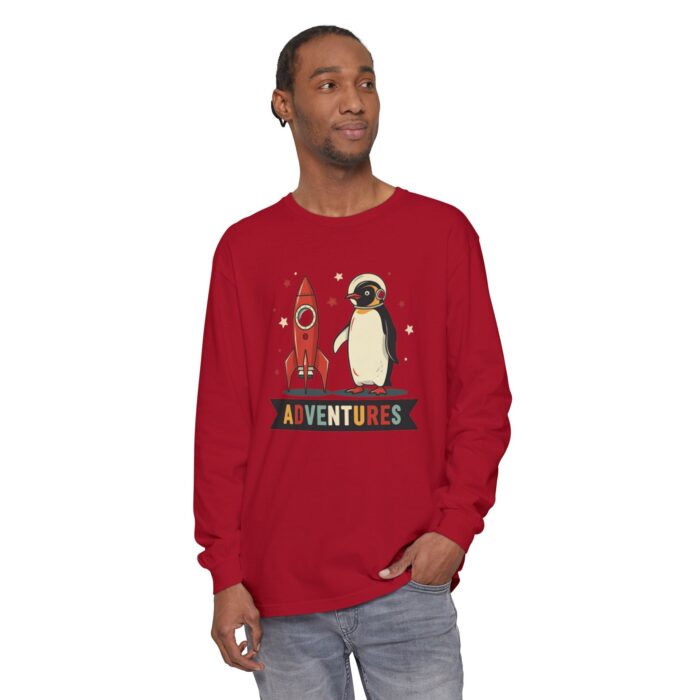 Adventures Unisex Garment-dyed Long Sleeve T-Shirt - Image 35