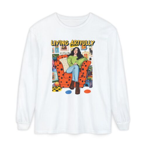 Living Artfully Unisex Garment-dyed Long Sleeve T-Shirt