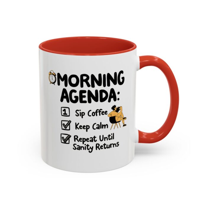Morning Agenda Accent Coffee Mug (11, 15oz) - Image 14