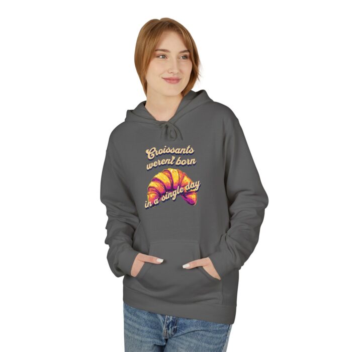 Croissants weren't born in a single day Unisex Midweight Softstyle Fleece Hoodie - Image 23
