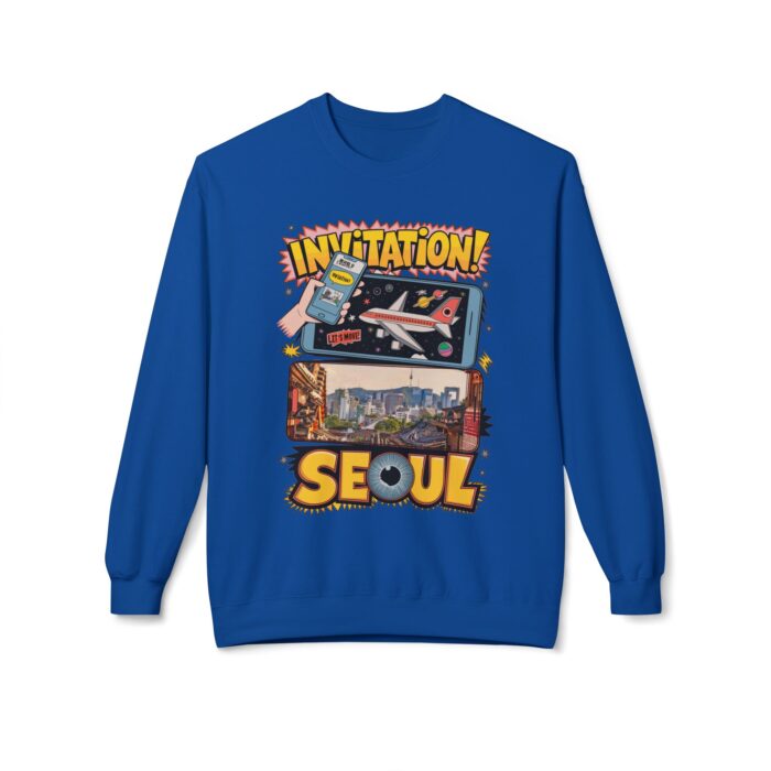 Invitation Seoul Unisex Midweight Softstyle Fleece Crewneck Sweatshirt - Image 37