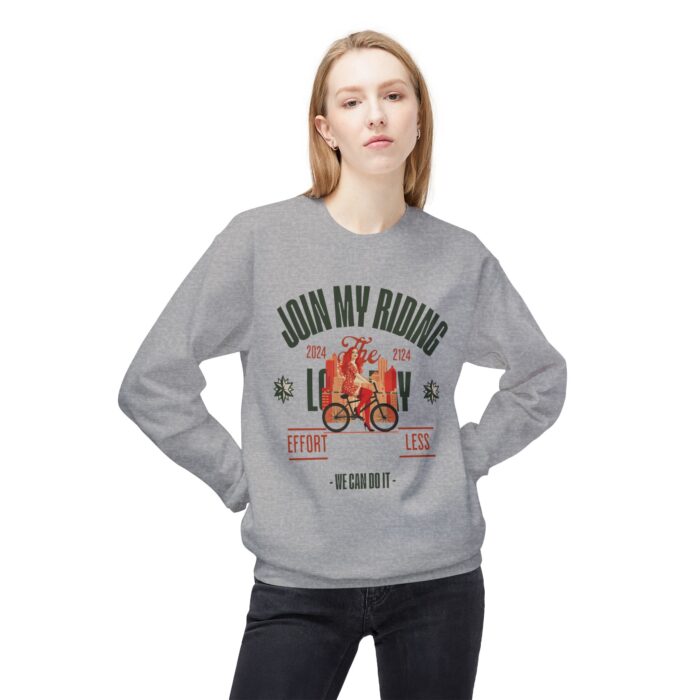 Join My Riding Unisex Midweight Softstyle Fleece Crewneck Sweatshirt - Image 11