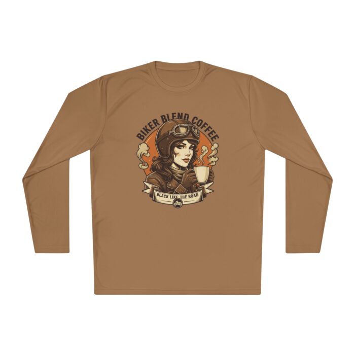 Bike blend coffee Unisex Lightweight Long Sleeve Tee - Image 17