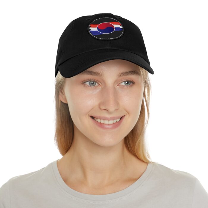 Korean Flag Hat with Leather Patch (Round) - Image 16