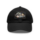 Elegantly wasted Hat with Leather Patch (Rectangle)