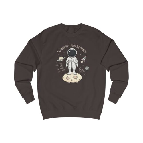 "meta_description": "Discover ultimate comfort with the 'To infinity and beyond' unisex sweatshirt. Shop now!",