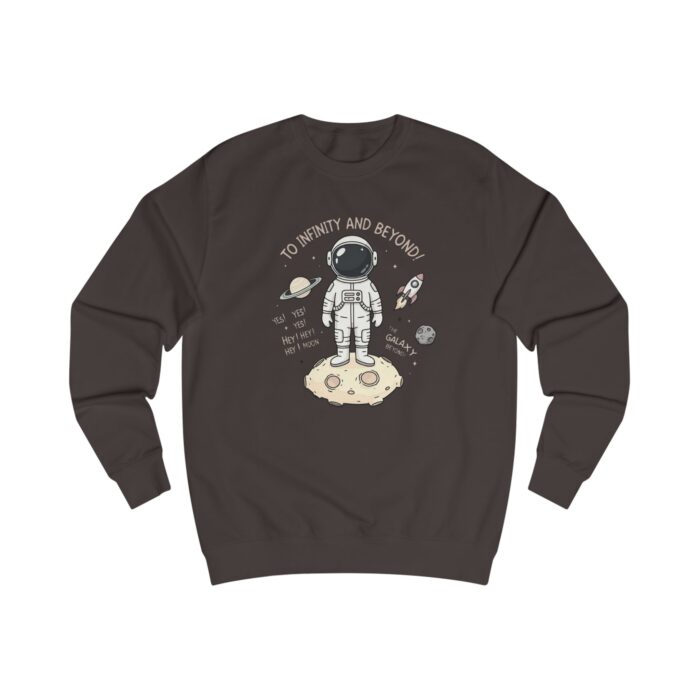 "meta_description": "Discover ultimate comfort with the 'To infinity and beyond' unisex sweatshirt. Shop now!",
