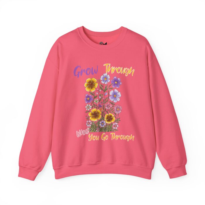Grow Through What You Go Through Unisex Heavy Blend™ Crewneck Sweatshirt - Image 13