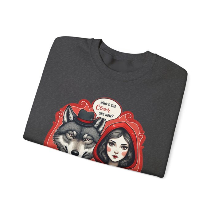 Who's the clever one Unisex Heavy Blend™ Crewneck Sweatshirt - Image 7