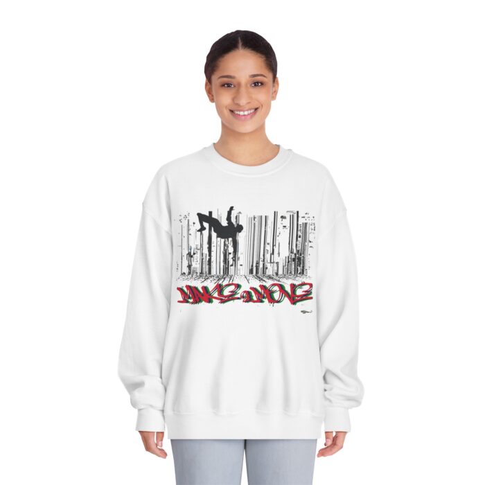 Make a move Unisex DryBlend® Crewneck Sweatshirt - Image 3