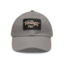 Vintage style Hat with Leather Patch (Rectangle)