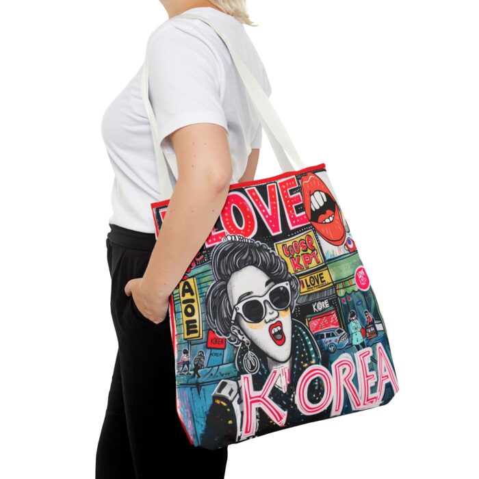 I love Korea Tote Bag (AOP) - Image 36