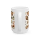 Coffee Stickers Ceramic Mug, (11oz, 15oz)
