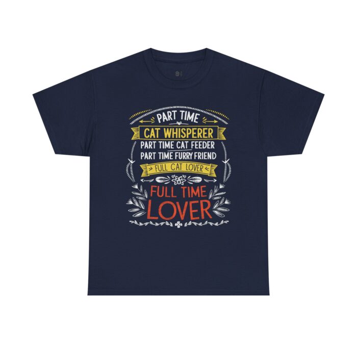 Cat whisperer Unisex Heavy Cotton Tee - Image 5