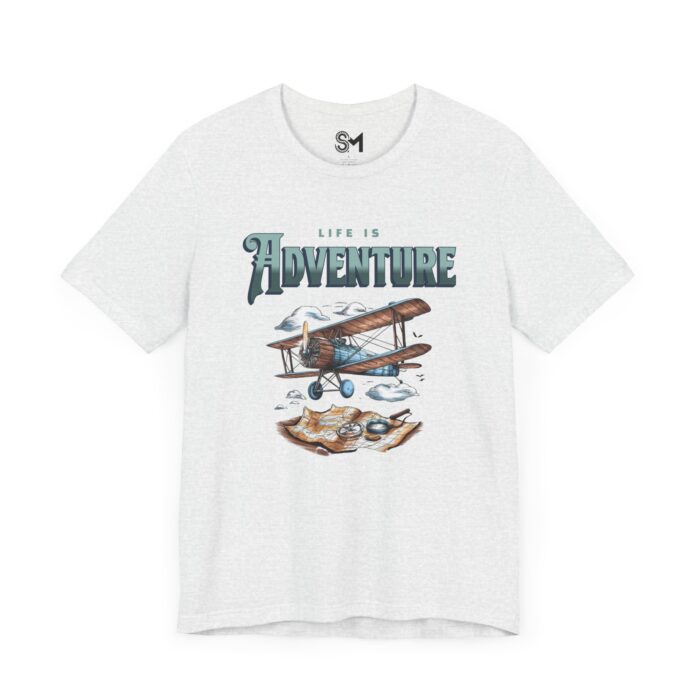 Life is adventure Unisex Jersey Short Sleeve Tee - Image 3